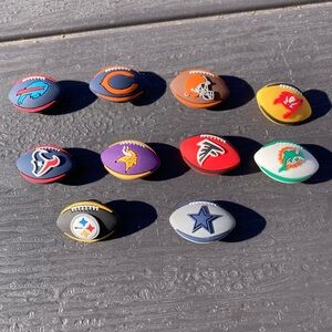 10 Croc charms professional football teams New